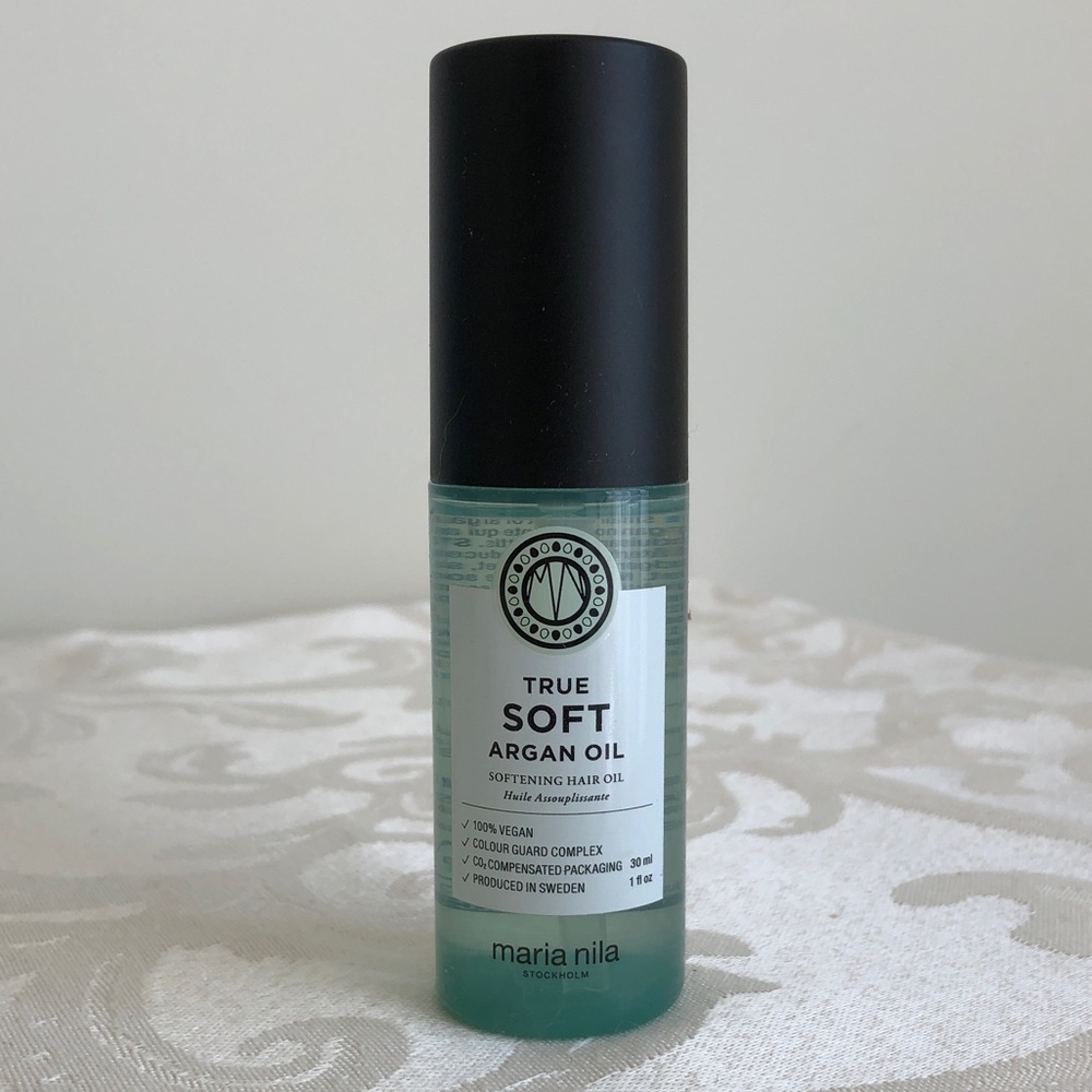 NEW Maria Nila True Soft Argan Oil Softening Hair Oil Travel Size 30 ml/1 oz